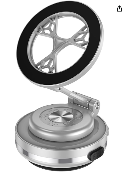 Support de téléphone pour voiture à aspiration magnétique à rotation 360