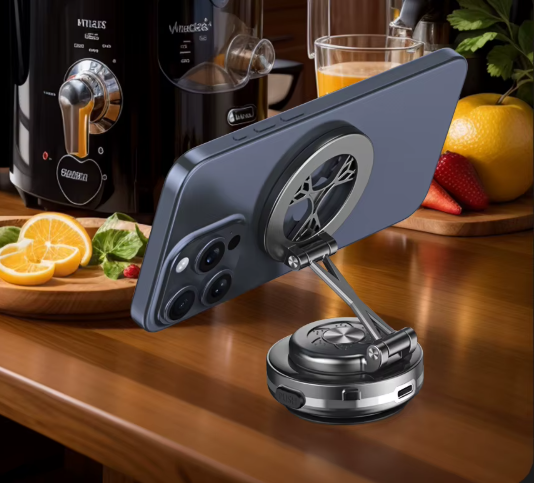 Support de téléphone pour voiture à aspiration magnétique à rotation 360