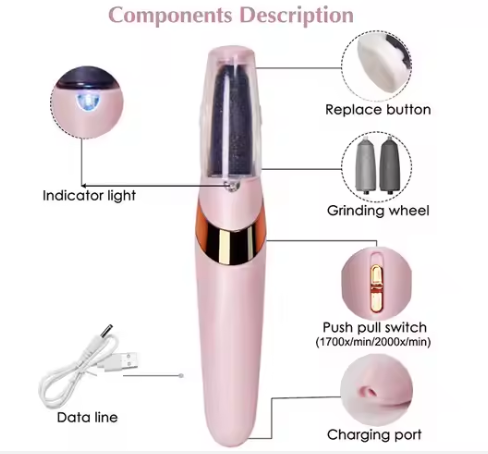 Lime à pied électrique Grattoir à callosités