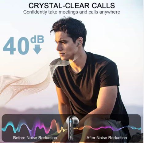 Casque d'écoute sans fil TWS BT 5.3