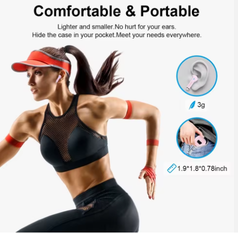 Casque d'écoute sans fil TWS BT 5.3