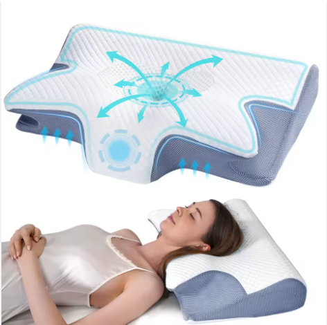Oreiller cervical thérapeutique orthopédique en mousse