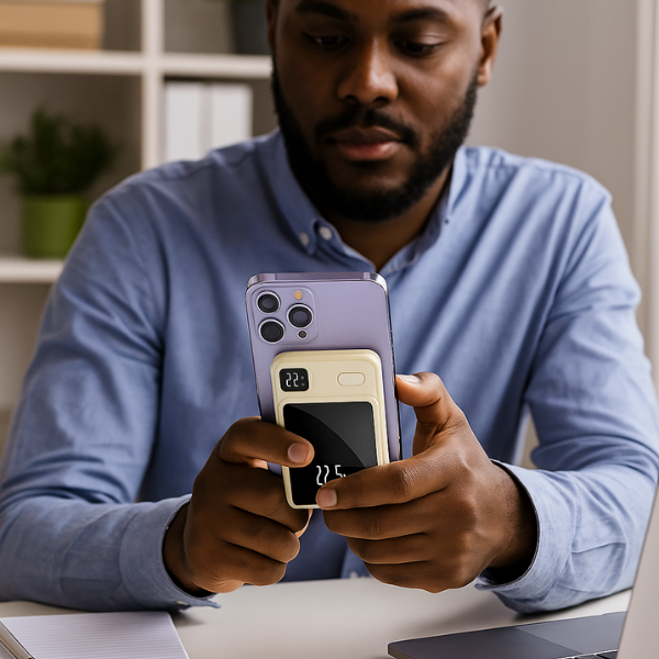 Chargeur rapide 22.5W  10000mAh sans fil magnétique pour Iphones 11,12,13,14,15,16proMax