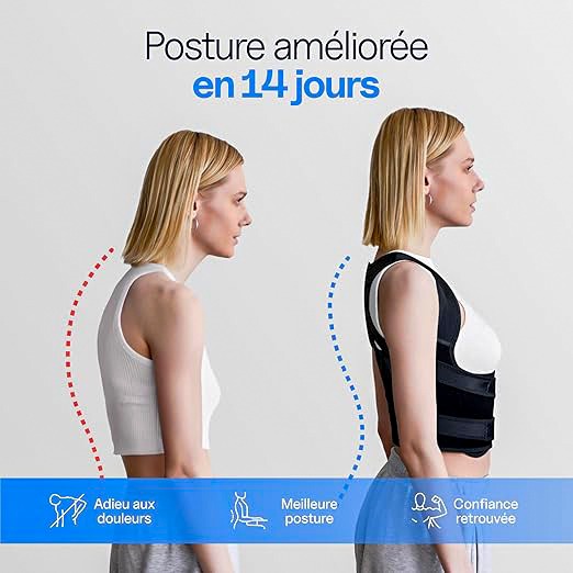 Orthèse dorsale correcteur de Posture